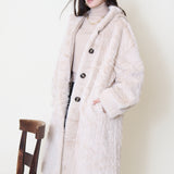 Manteau long en fausse fourrure Giulia