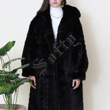 Manteau long en fausse fourrure Giulia