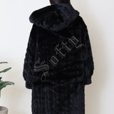 Manteau long en fausse fourrure Giulia