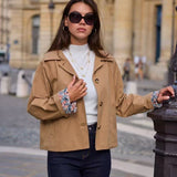 Trench court  Doublure liberty Éléa