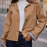 Trench court  Doublure liberty Éléa