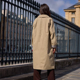 Trench mi-long doublure imprimé léopard Laura