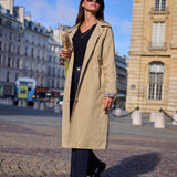 Trench mi-long doublure liberty Maelis