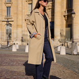 Trench mi-long doublure liberty Maelis
