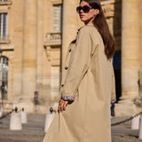 Trench mi-long doublure liberty Maelis