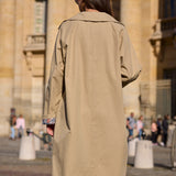 Trench mi-long doublure liberty Maelis