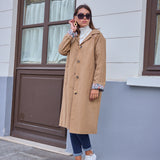Trench mi-long doublure liberty Maelis
