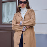 Trench mi-long doublure liberty Maelis