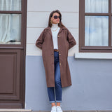 Trench mi-long doublure liberty Maelis