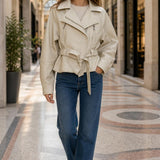 Veste similicuir perfecto Mahaut