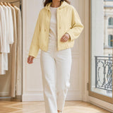 Blouson capuche similicuir Alma