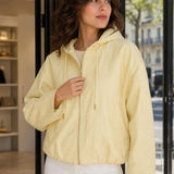 Blouson capuche similicuir Alma