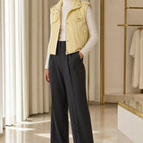 Veste sans manches similicuir Bettina