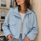 Veste similicuir cordon Adeline