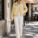 Veste similicuir cordon Adeline
