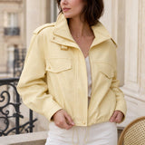 Veste similicuir cordon Adeline