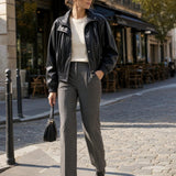 Veste similicuir souple Philippine