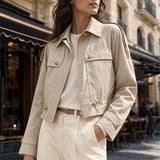 Veste courte coton Hélène