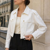 Veste courte coton Hélène