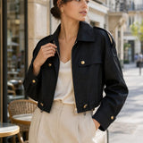 Veste courte coton Hélène