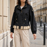 Trench toile dorée Honorine