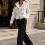 Veste courte col montant Fanny