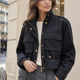 Veste courte col montant Fanny