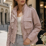 Veste courte col montant Fanny