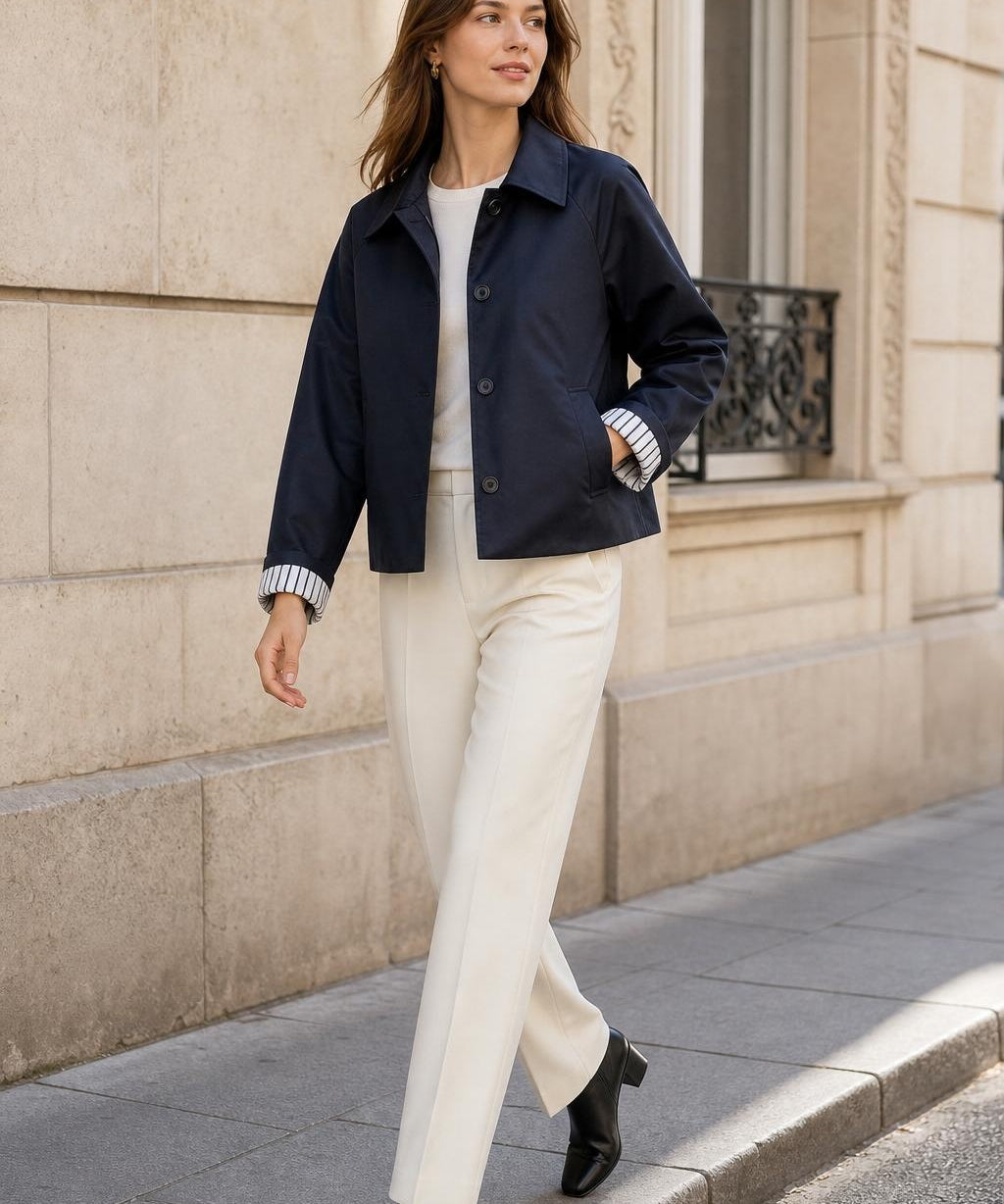 Trench court imperméable Nadège