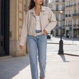 Veste polyester oversize Maud