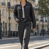 Veste polyester oversize Maud
