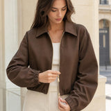 Veste ballon zippée Édith