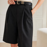 Bermuda tailleur ceinture Anaïs