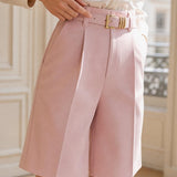 Bermuda tailleur ceinture Anaïs