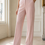 Pantalon tailleur ceinturé Albane