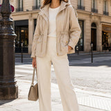 Veste à capuche zippée Mireille