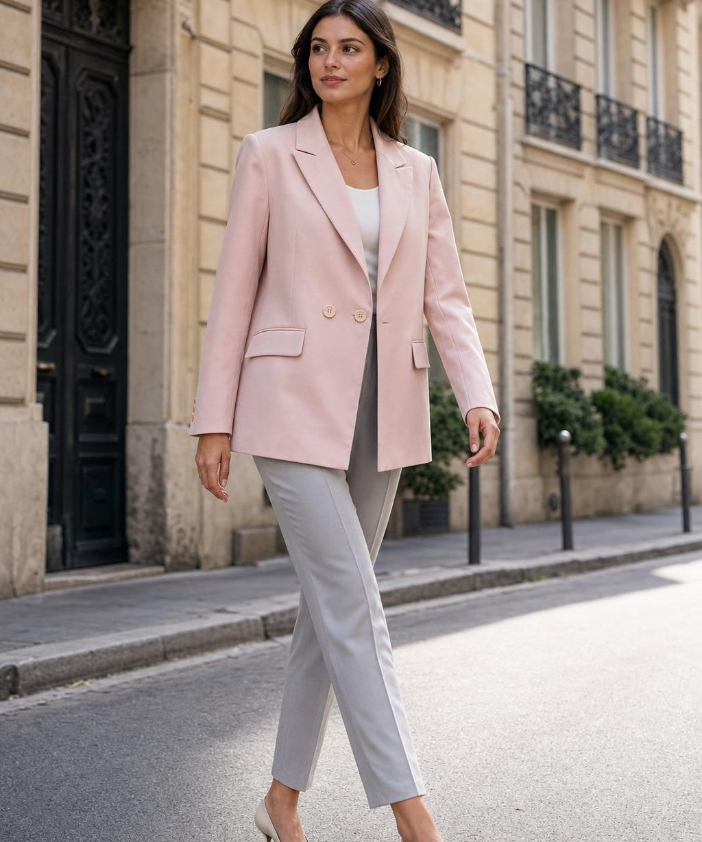 Blazer double boutonnage Oriane
