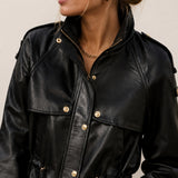 Veste simili cuir Victoria