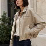 Veste courte zippée Aurélia