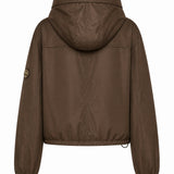 Veste courte à capuche déperlante