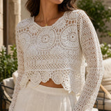 Top crochet coton Sidonie