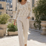 Top crochet perlé Daphné