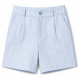 Short rayé lin mélangé Livia