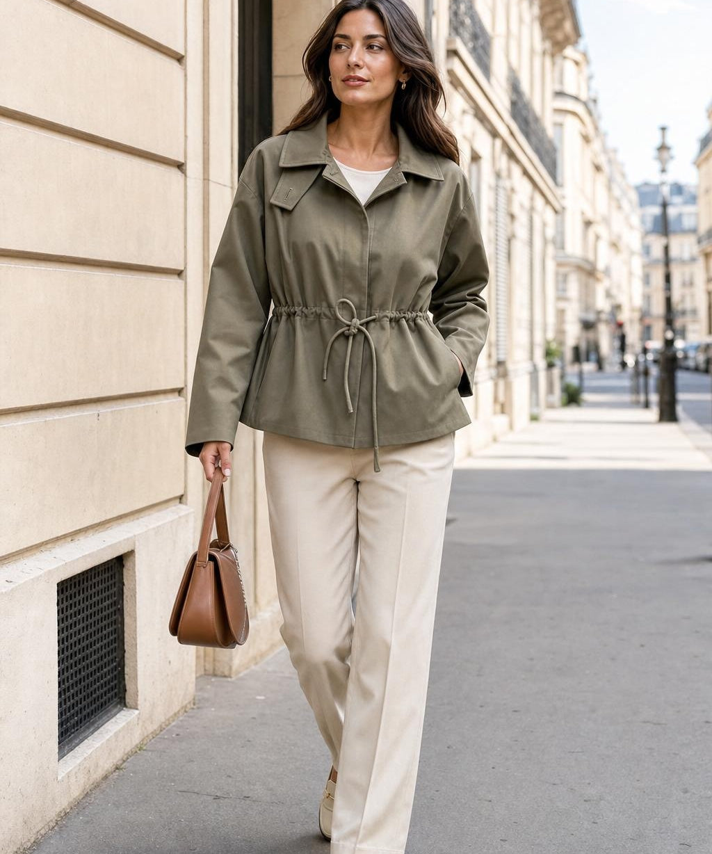 Trench court cordon Amandine