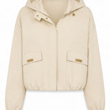 Blouson à capuche zippé