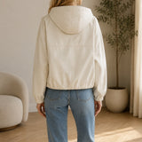 Blouson à capuche zippé