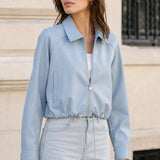 Blouson similicuir souple Mélina