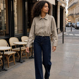 Blouson similicuir souple Mélina