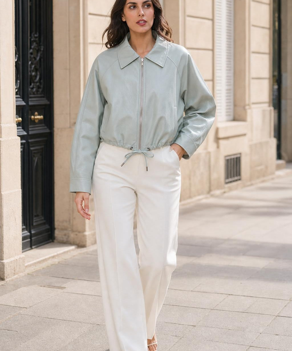 Blouson similicuir souple Mélina