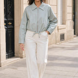 Blouson similicuir souple Mélina